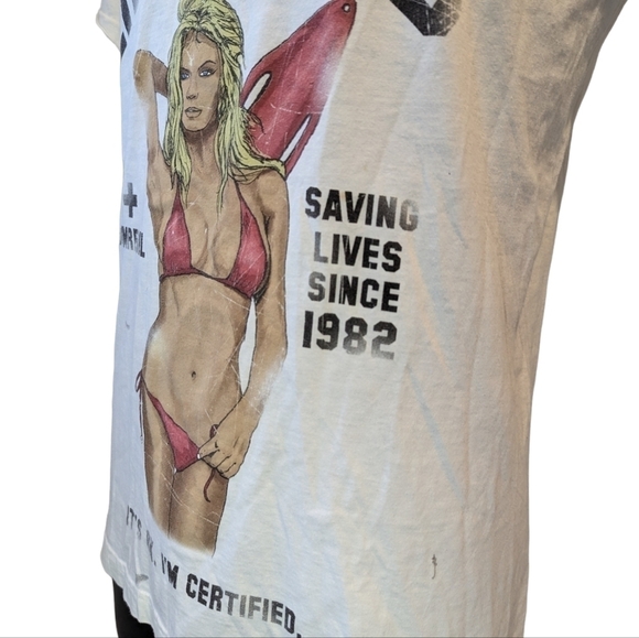Dom rebel white lifeguard t shirt medium - Picture 7 of 9